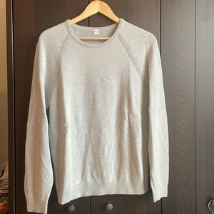 Tailor Vintage Linen Saddle Shoulder Crewneck Sweater